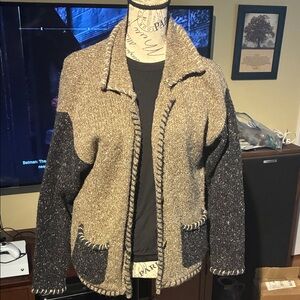 Button-Up Neutral Cardigan